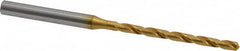 OSG - #31 130° Cobalt Jobber Drill - TiN Finish, Right Hand Cut, Spiral Flute, Straight Shank, 3-1/16" OAL, Standard Point - Americas Industrial Supply