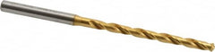 OSG - #24 130° Cobalt Jobber Drill - TiN Finish, Right Hand Cut, Spiral Flute, Straight Shank, 3-7/16" OAL, Standard Point - Americas Industrial Supply