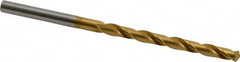 OSG - #14 130° Cobalt Jobber Drill - TiN Finish, Right Hand Cut, Spiral Flute, Straight Shank, 3-5/8" OAL, Standard Point - Americas Industrial Supply
