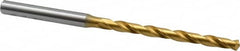 OSG - #10 130° Cobalt Jobber Drill - TiN Finish, Right Hand Cut, Spiral Flute, Straight Shank, 4-1/4" OAL, Standard Point - Americas Industrial Supply