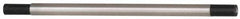 Interstate - 2-5/8" Face Diam, Standard Lathe Mandrel - 12-1/2" OAL - Americas Industrial Supply