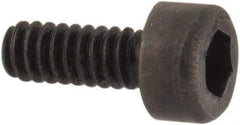 Value Collection - M1.6x0.35 Metric Coarse Hex Socket Drive, Socket Cap Screw - Grade 12.9 Alloy Steel, Black Oxide Finish, Fully Threaded, 4mm Length Under Head - Americas Industrial Supply