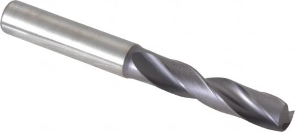 Kennametal - 9.10082mm 140° Spiral Flute Solid Carbide Screw Machine Drill Bit - Americas Industrial Supply
