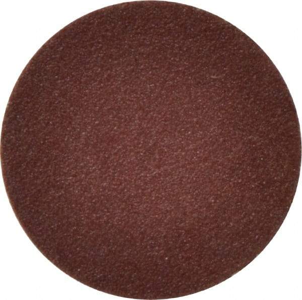 Merit Abrasives - 1-1/2" Disc Diam, 100 Grit, Aluminum Oxide Quick Change Disc - Type S Attaching System, Coated, Maroon, Fine Grade, 30,000 RPM - Americas Industrial Supply