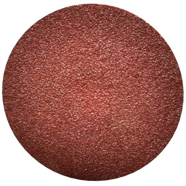 Merit Abrasives - 3" Disc Diam, 60 Grit, Aluminum Oxide Quick Change Disc - Type S Attaching System, Coated, Maroon, Medium Grade, 20,000 RPM - Americas Industrial Supply