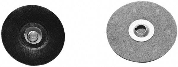 Merit Abrasives - 3" Disc Diam, 40 Grit, Ceramic Quick Change Disc - Type S Attaching System, Coated, Coarse Grade, 20,000 RPM - Americas Industrial Supply
