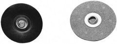 Merit Abrasives - 3" Disc Diam, 40 Grit, Ceramic Quick Change Disc - Type S Attaching System, Coated, Coarse Grade, 20,000 RPM - Americas Industrial Supply