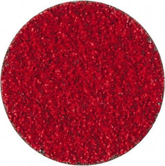 Merit Abrasives - 2" Disc Diam, 40 Grit, Ceramic Quick Change Disc - Type S Attaching System, Coated, Coarse Grade, 30,000 RPM - Americas Industrial Supply
