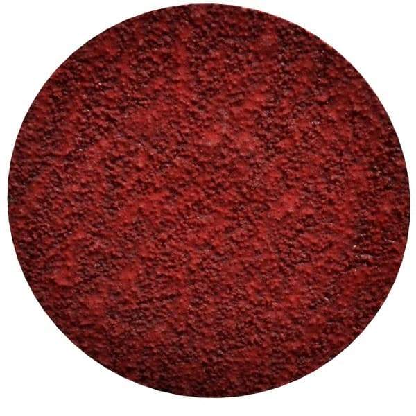 Merit Abrasives - 2" Disc Diam, 60 Grit, Ceramic Quick Change Disc - Type S Attaching System, Coated, Medium Grade, 30,000 RPM - Americas Industrial Supply