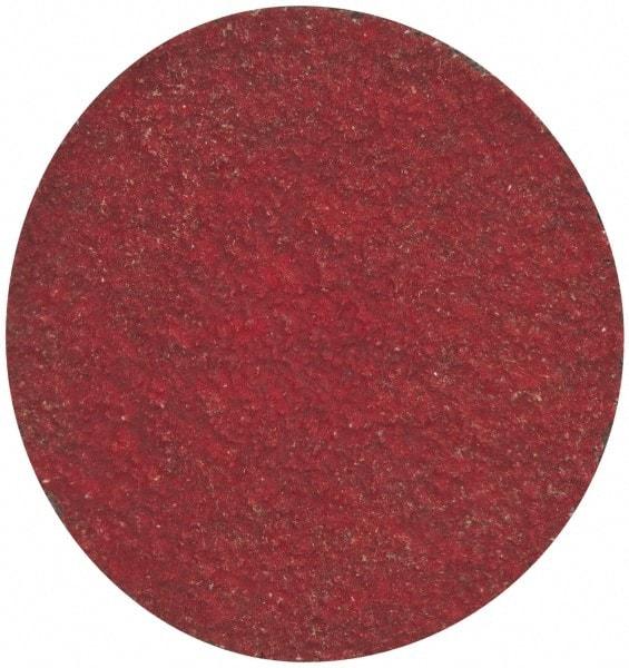 Merit Abrasives - 1-1/2" Disc Diam, 60 Grit, Ceramic Quick Change Disc - Type R Attaching System, Coated, Medium Grade, 30,000 RPM - Americas Industrial Supply
