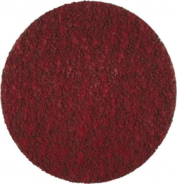 Merit Abrasives - 1-1/2" Disc Diam, 80 Grit, Ceramic Quick Change Disc - Type R Attaching System, Coated, Medium Grade, 30,000 RPM - Americas Industrial Supply
