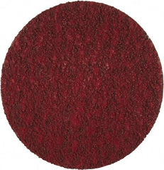 Merit Abrasives - 1-1/2" Disc Diam, 80 Grit, Ceramic Quick Change Disc - Type R Attaching System, Coated, Medium Grade, 30,000 RPM - Americas Industrial Supply