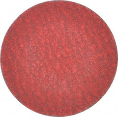 Merit Abrasives - 2" Disc Diam, 80 Grit, Ceramic Quick Change Disc - Type R Attaching System, Coated, Medium Grade, 30,000 RPM - Americas Industrial Supply