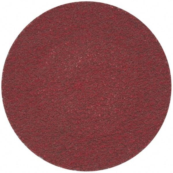 Merit Abrasives - 2" Disc Diam, 100 Grit, Ceramic Quick Change Disc - Type R Attaching System, Coated, Fine Grade, 30,000 RPM - Americas Industrial Supply