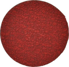 Merit Abrasives - 3" Disc Diam, 40 Grit, Ceramic Quick Change Disc - Type R Attaching System, Coated, Coarse Grade, 20,000 RPM - Americas Industrial Supply