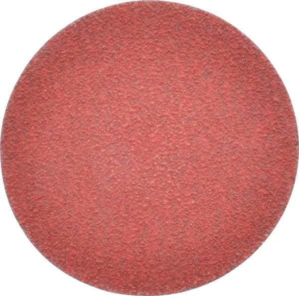 Merit Abrasives - 3" Disc Diam, 60 Grit, Ceramic Quick Change Disc - Type R Attaching System, Coated, Medium Grade, 20,000 RPM - Americas Industrial Supply