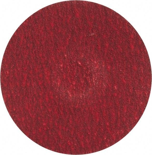 Merit Abrasives - 3" Disc Diam, 100 Grit, Ceramic Quick Change Disc - Type R Attaching System, Coated, Fine Grade, 20,000 RPM - Americas Industrial Supply