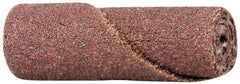 Merit Abrasives - 1/2" Max Roll Diam x 1-1/2" OAL, 60 Grit Aluminum Oxide Straight Cartridge Roll - 1/8" Pilot Hole Diam, Medium Grade, 23,000 Max RPM - Americas Industrial Supply