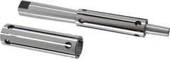 Interstate - 1 to 1-1/4" Grip, Expanding Lathe Mandrel - 1" Shank Diam, 4" Sleeve Length, 9" Arbor Length - Americas Industrial Supply