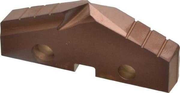 Allied Machine and Engineering - 2-1/16" Diam x 5/16" Thick, Seat Code 4, 132° Included Angle Spade Drill Insert - AM200 Coated, Cobalt, Grade Super Cobalt, Series GEN2 T-A - Americas Industrial Supply