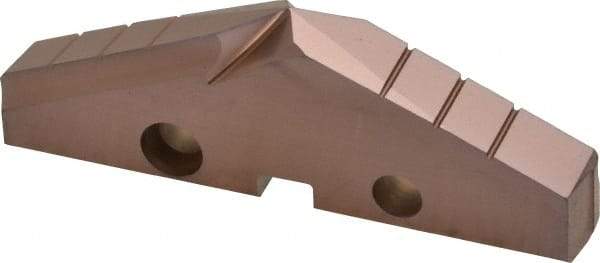 Allied Machine and Engineering - 2-9/16" Diam x 5/16" Thick, Seat Code 4, 132° Included Angle Spade Drill Insert - AM200 Coated, Cobalt, Grade Super Cobalt, Series GEN2 T-A - Americas Industrial Supply
