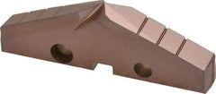 Allied Machine and Engineering - 2-9/16" Diam x 5/16" Thick, Seat Code 4, 132° Included Angle Spade Drill Insert - AM200 Coated, Cobalt, Grade Super Cobalt, Series GEN2 T-A - Americas Industrial Supply