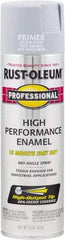 Rust-Oleum - 15 oz Gray Aerosol Primer - 14 Sq Ft/Gal, Direct to Metal, Quick Drying, Interior/Exterior - Americas Industrial Supply