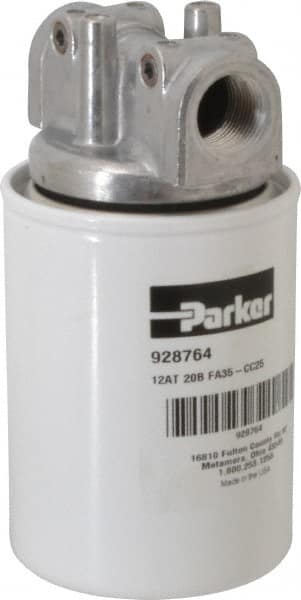 Parker - 3/4 NPTF, 20 Micron, Filter Assembly - Microglass - Americas Industrial Supply