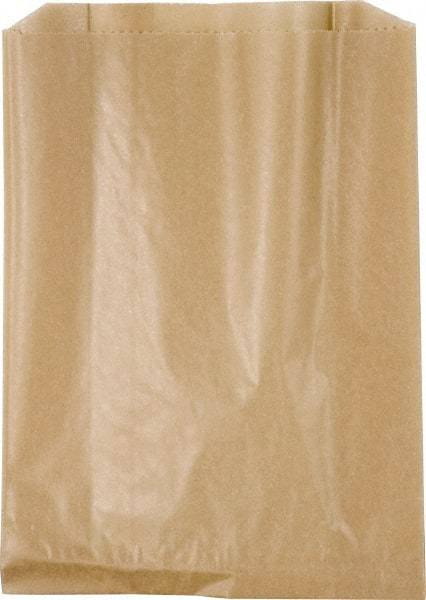 NuTrend Disposables - Brown, Waxed Kraft Paper, Wax-Lined Paper Bag - 7-1/2" Wide x 10 1/4" High - Americas Industrial Supply