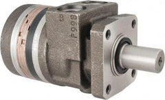 Parker - NPT Thread, 1/2" Port Size, 722 Max RPM, Bi Rotational, 4 Bolt Mount Hydraulic Motor - 1,800 Max psi, 3 Cu In Displacement, 180°F Max - Americas Industrial Supply