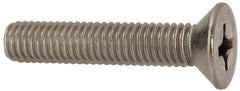 Value Collection - 3/8-16 UNC, 2" OAL Slotted Drive Machine Screw - Flat Head, Grade 316 Stainless Steel, Uncoated, Without Washer - Americas Industrial Supply