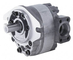 Parker - 2 GPM, 7/8-14 UNF-2B SAE Inlet Size, 2,500 RPM, 1/2" Shaft Diam, SAE AA Mount, Hydraulic Gear Pump - 2.04 GPM at 1,800 RPM, 4.08 GPM at 3,600 RPM, 2,500 psi Max Working Pressure, 7/8-14 SAE Port Size - Americas Industrial Supply