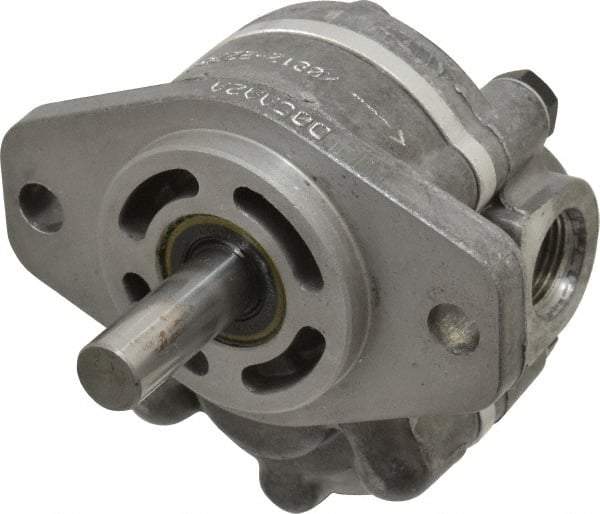 Parker - 0.9 GPM, 7/8-14 UNF-2B SAE Inlet Size, 2,500 RPM, 1/2" Shaft Diam, SAE AA Mount, Hydraulic Gear Pump - 0.89 GPM at 1,800 RPM, 1.78 GPM at 3,600 RPM, 2,500 psi Max Working Pressure, 7/8-14 SAE Port Size - Americas Industrial Supply