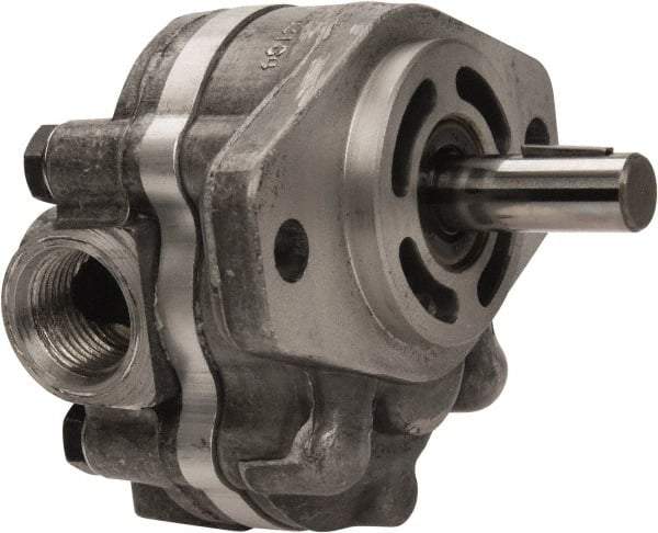 Parker - 1.3 GPM, 7/8-14 UNF-2B SAE Inlet Size, 2,500 RPM, 1/2" Shaft Diam, SAE AA Mount, Hydraulic Gear Pump - 1.31 GPM at 1,800 RPM, 2.62 GPM at 3,600 RPM, 2,500 psi Max Working Pressure, 7/8-14 SAE Port Size - Americas Industrial Supply