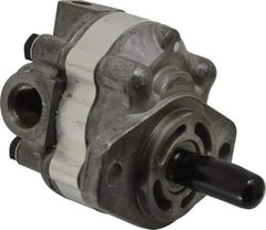 Parker - 3.1 GPM, 7/8-14 UNF-2B SAE Inlet Size, 2,500 RPM, 1/2" Shaft Diam, SAE AA Mount, Hydraulic Gear Pump - 3.15 GPM at 1,800 RPM, 6.3 GPM at 3,600 RPM, 2,500 psi Max Working Pressure, 7/8-14 SAE Port Size - Americas Industrial Supply