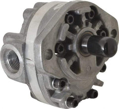 Parker - 5.9 GPM, 1-1/6-12 UNF-2B SAE Inlet Size, 2,500 RPM, 3/4" Shaft Diam, SAE A Mount, Hydraulic Gear Pump - 5.88 GPM at 1,800 RPM, 11.75 GPM at 3,600 RPM, 2,500 psi Max Working Pressure, 1-1/16-12 SAE Port Size - Americas Industrial Supply