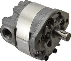 Parker - 14.4 GPM, 1-1/6-12 UNF-2B SAE Inlet Size, 2,000 RPM, 3/4" Shaft Diam, SAE A Mount, Hydraulic Gear Pump - 14.35 GPM at 1,800 RPM, 28.71 GPM at 3,600 RPM, 2,000 psi Max Working Pressure, 1-1/16-12 SAE Port Size - Americas Industrial Supply