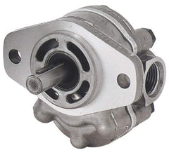 Parker - 26.1 GPM, 1-5/8-12 UNF-2B SAE Inlet Size, 2,000 RPM, 7/8" Shaft Diam, SAE B Mount, Hydraulic Gear Pump - 22.86 GPM at 1,800 RPM, 45.72 GPM at 3,600 RPM, 2,000 psi Max Working Pressure, 1-5/8-12 SAE Port Size - Americas Industrial Supply