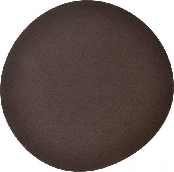 Norton - 6" Diam, 320 Grit Aluminum Oxide Adhesive PSA Disc - Very Fine Grade, Brown, Cloth Backing, Flexible - Americas Industrial Supply