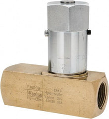 Parker - 40 GPM 1 Inlet Brass Hydraulic Control Valve - 1 - 11-1/2 Thread - Americas Industrial Supply