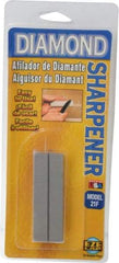 Eze Lap - 3" Long x 1" Wide x 1/4" Thick, Diam ond Sharpening Stone - Flat, 600 Grit, Fine Grade - Americas Industrial Supply