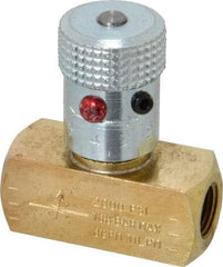 Parker - 3 GPM 1/8 Inlet Brass Hydraulic Control Valve - 1/8-27 Thread - Americas Industrial Supply