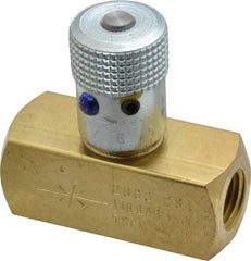 Parker - 5 GPM 1/4 Inlet Brass Hydraulic Control Valve - 1/4-18 Thread - Americas Industrial Supply