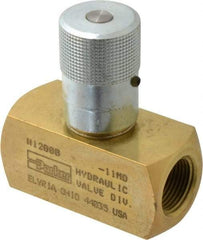 Parker - 25 GPM 3/4 Inlet Brass Hydraulic Control Valve - 3/4-14 Thread - Americas Industrial Supply