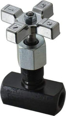 Parker - 5 GPM 1/4 Inlet Steel Hydraulic Control Valve - 1/4-18 Thread - Americas Industrial Supply