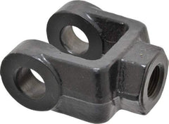 Schrader Bellows - 3/4-16 Thread, Hydraulic Cylinder Female Rod Clevis - 11,200 Lb Capacity - Americas Industrial Supply