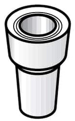 Kennametal - RCGK23 HP Grade KC5410 Carbide Boring Insert - TiB2 Finish, Round, 7° Relief Angle, 1/4" Inscr Circle, 9.09mm Thick - Americas Industrial Supply