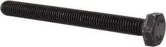 Value Collection - M10x1.50mm Metric Coarse, 100mm Length Under Head Hex Head Cap Screw - Fully Threaded, Grade 8.8 Steel, Uncoated, 17mm Hex - Americas Industrial Supply