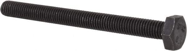 Value Collection - M10x1.50mm Metric Coarse, 110mm Length Under Head Hex Head Cap Screw - Fully Threaded, Grade 8.8 Steel, Uncoated, 17mm Hex - Americas Industrial Supply