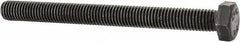 Value Collection - M12x1.75mm Metric Coarse, 130mm Length Under Head Hex Head Cap Screw - Fully Threaded, Grade 8.8 Steel, Uncoated, 19mm Hex - Americas Industrial Supply